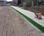 Natural bowling green construction