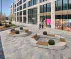 Metrolinia - modular planter and seating in concrete or natural stone