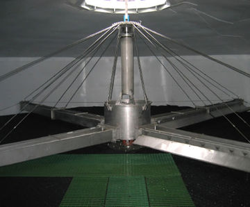 Open trough distributor
