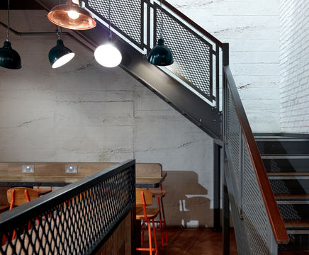 Concrete textured wall and ceiling panels