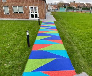 Spectrum® permeable resin-bound paving