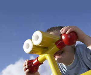 Shop & Slide - inclusive metal climbing frame for toddlers and children