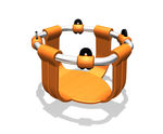 Pod seat for swings with 8mm chains (SRE480)