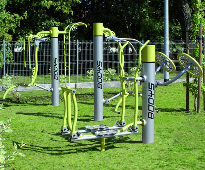 Outdoor gym equipment for any age