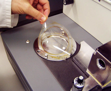 Water vapour permeation testing of food packaging