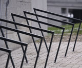 Edgetyre Bicycle Stand - galvanised steel bike rack with protective rubber - on this page