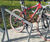 Edgetyre Bicycle Stand - galvanised steel bike rack with protective rubber 6