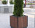 Florium Planter - steel and timber outdoor planter for public spaces 3