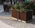 Florium Planter - steel and timber outdoor planter for public spaces 5
