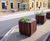 Florium Planter - steel and timber outdoor planter for public spaces 7