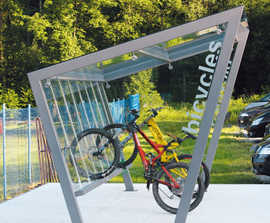 Edge cycle shelter