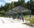 Edge - contemporary glass and stainless steel cycle shelter 0