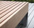 Blocq - outdoor steel and wood bench for public spaces 1