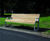 Portiqoa Park Bench - aluminium and wood outdoor seating 9