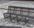 Limpido steel seats and benches 7