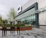 External timber benches for new M&S store - Glasgow Fort - on this page