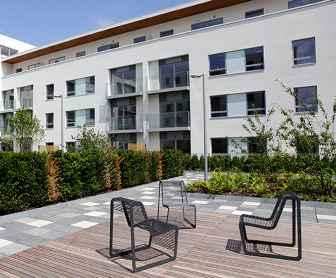 External seating for Streatham high street redevelopment