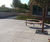Vera Modular Bench - steel and wood public seating 3