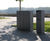 Crystal fully-enclosed all-steel outdoor litter bin 6