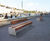 Blocq - outdoor steel and wood bench for public spaces 0