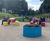 Colourful street furniture for Stormont play park refurb 7