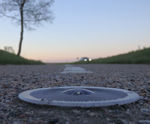 Solar Eye solar-powered road stud lights for rural roads