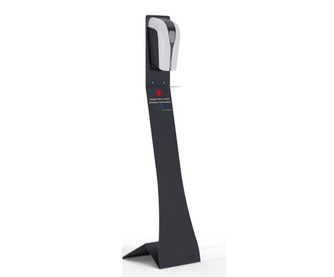 STAND UP sanitiser dispenser