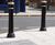 Manchester - classic cast iron bollard with decorative banding 4