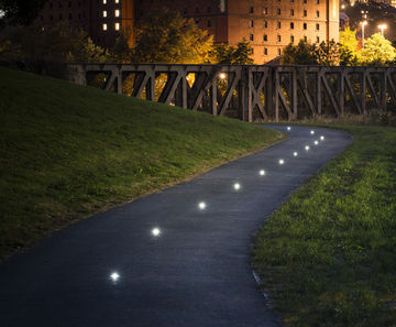 External ground on sale lighting