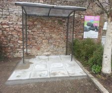 Wall Attached Smoking Shelter, Bristol Zoo Gardens