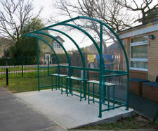 Holton open-fronted waiting shelter