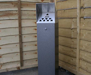Hooded Top Tower Cigarette Bin