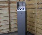 Hooded Top Tower Cigarette Bin