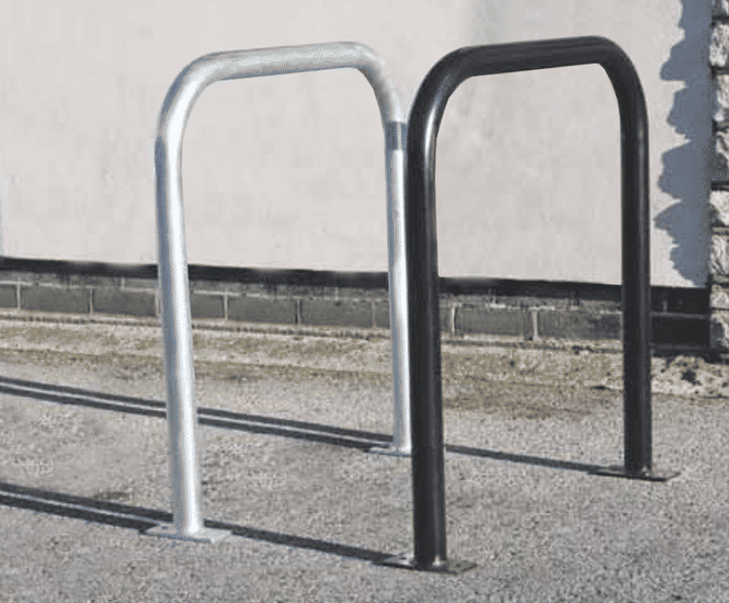 Sheffield mild steel cycle stand for two bikes