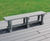 Backless Bench - 100% recycled plastic outdoor seating for public spaces 0