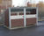 100% recycled plastic and galvanised steel wheelie bin stores 1