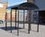 Domed 4-Sided Smoking Shelter - Aluminium Roof 4