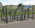 Kimmeridge - steel cycle shelter for 6, 12 or 18 bikes 1