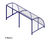 Kimmeridge - steel cycle shelter for 6, 12 or 18 bikes 6