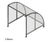 Kimmeridge - steel cycle shelter for 6, 12 or 18 bikes 5