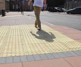 Tactile paving flags