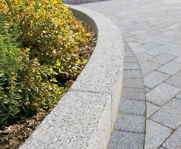 Fusion - contemporary granite aggregate concrete kerb 