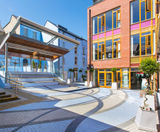Evocative paving design achieved at Garden of Reflection - on this page