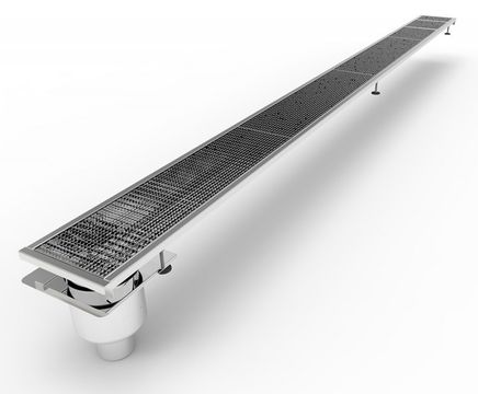 Stainless steel drainage channel systems