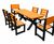 Birchcliffe Garden Table and Chairs - recycled plastic outdoor dining set 10