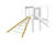 Mini Forest Copse Multiplay Unit - timber playground climbing frame 8