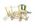 Pick Up Sticks 3 - timber playground climbing frame for children 9