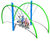 Crusader Rope End Swing - group playground swing with rope seat 9