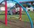 Crusader Rope End Swing - group playground swing with rope seat 3
