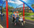 Crusader Rope End Swing - group playground swing with rope seat 2